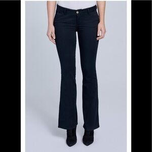 Flare Mid Rise Jeans Black Jr Size 7